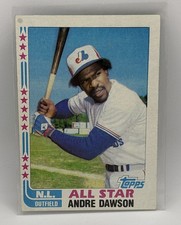 Andre Dawson 1982 Topps #341 All Star Montreal Expos