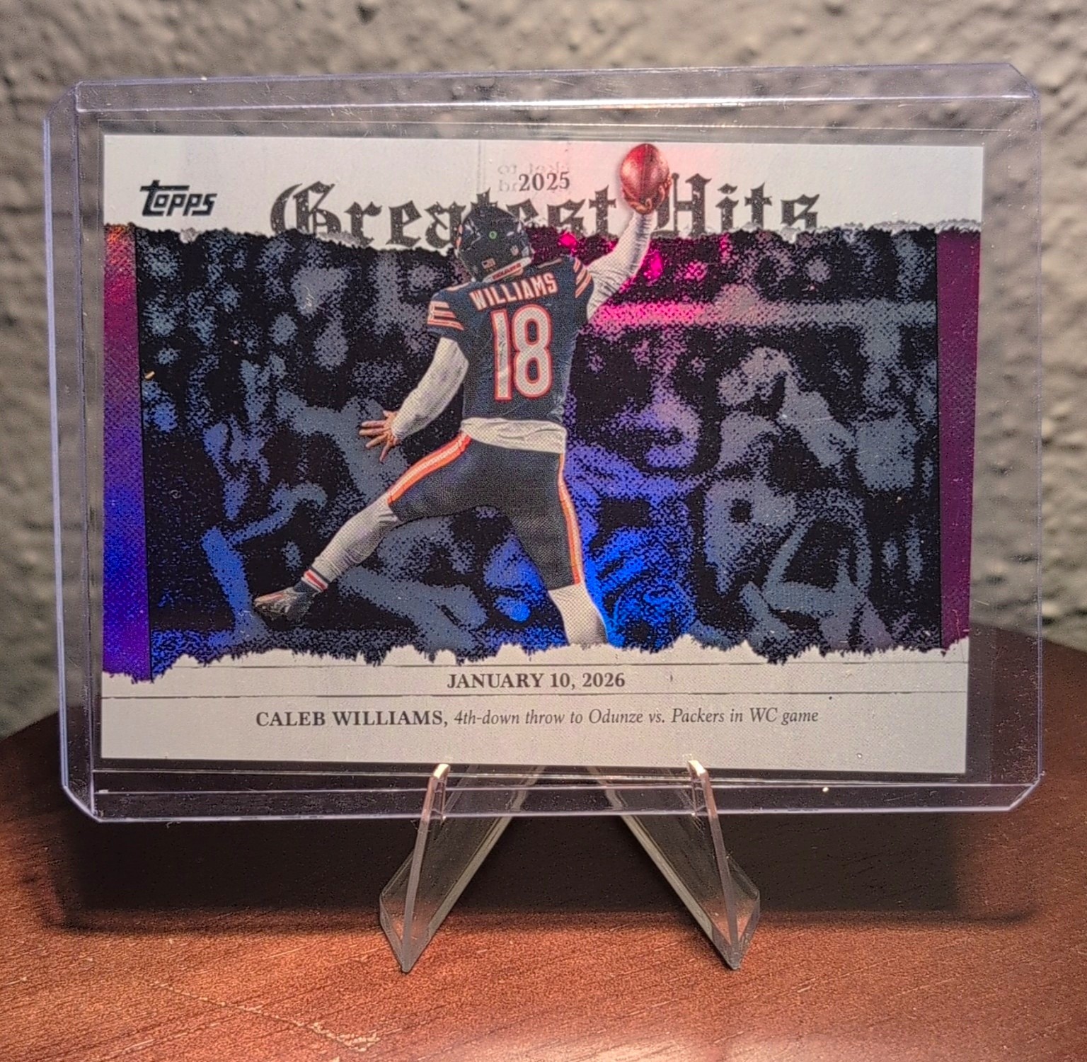 2026 Topps - 2025 Greatest Hits Caleb Williams #25GH-CW