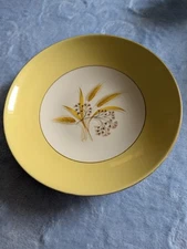 Century Service Autumn Gold Wheat 8 3/4" Round Serving Bowl - VTG MCM China