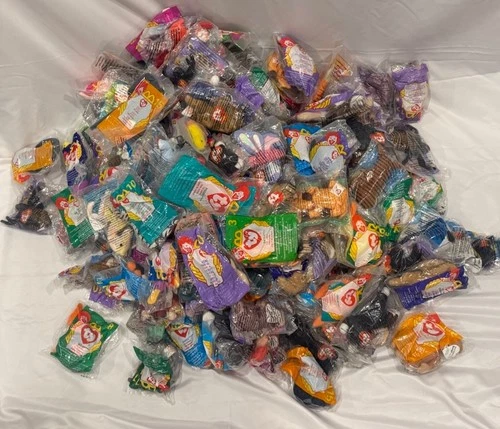 *New in Packages* Lot of 150+ Vintage Mcdonald’s Beanie Babies (1996-2000)
