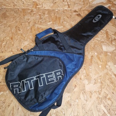 E-Gitarrenkoffer Ritter Junior gepolstert Gigbag schwarz mehrere Taschen Rückgurte