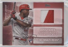 2020 Topps Update Major League Material Red 2/25 Aristides Aquino #MLM-AA 1ar1