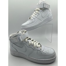 Nike Air Force 1 Mid  07 Triple White Size 8 ...