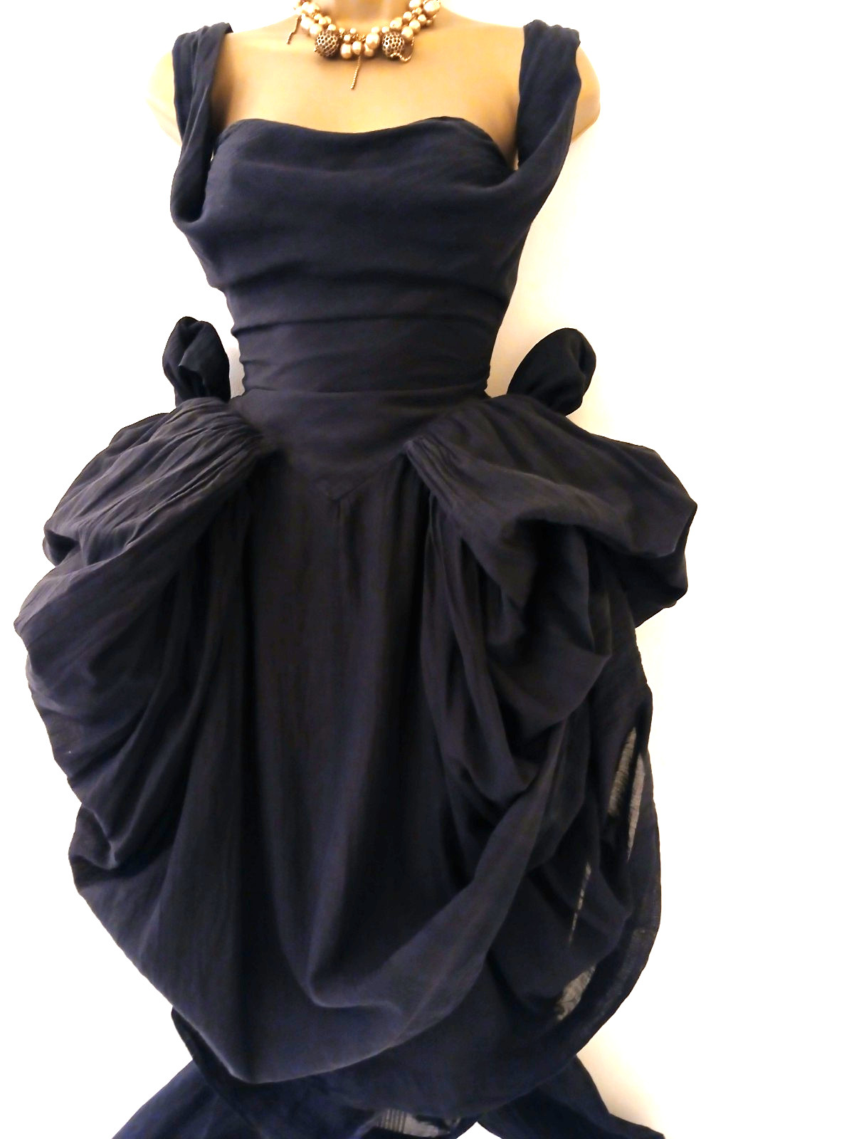 Vivienne Westwood Vintage  Fit &Flare Black Monroe Dress Size IT44 / UK 12