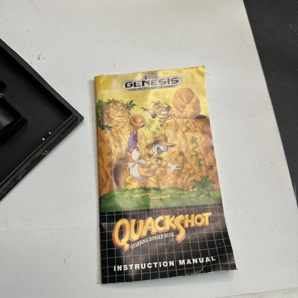 QuackShot Starring Donald Duck - SEGA Genesis Version (RARE) *W/ Manual* - Image 3 of 4