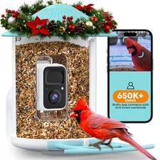 by Birdfy Smart Bird Feeder with Camera, Bird Watching Camera, Auto Capture V...