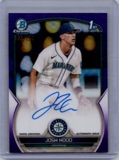 2023 Bowman #CPA-JHD Josh Hood Autographs Purple Refractors #/250