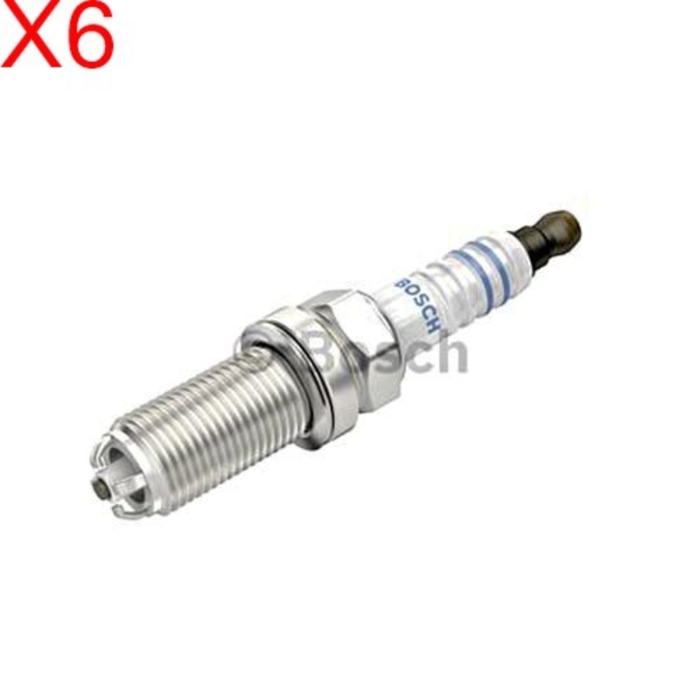 BOSCH Spark Plug x6 Petrol For PORSCHE Boxster 911 Convertible 2.7-4.8L 2007-