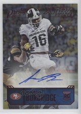 2016 Panini Prestige Rookie Signatures Xtra Points Red Aaron Burbridge Auto 1h1