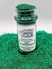 Ultra Fine Green Glitter - Envy 3 oz.