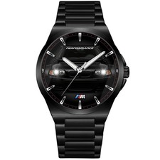 Wristwatch Black Steel Fan Art BMW M Performance M3 E46 Legend Sport