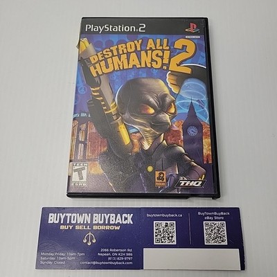 Destroy All Humans! 2 (Sony PlayStation 2 PS2, 2006) With Rental Case