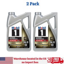 Mobil 1 Extended Performance High Mileage 0W-20; 5QT ( Pack of 2 )