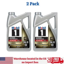 Mobil 1 Extended Performance High Mileage 0W-20; 5QT ( Pack of 2 )