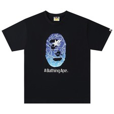 BAPE Line Camo Ape Head Relaxed Fit T-shirt Black A Bathing Ape