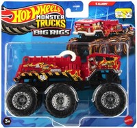 5 Alarm - Big Rigs 5Alarm Red Fire Truck Monster Trucks Hot Wheels Diecast 1:64