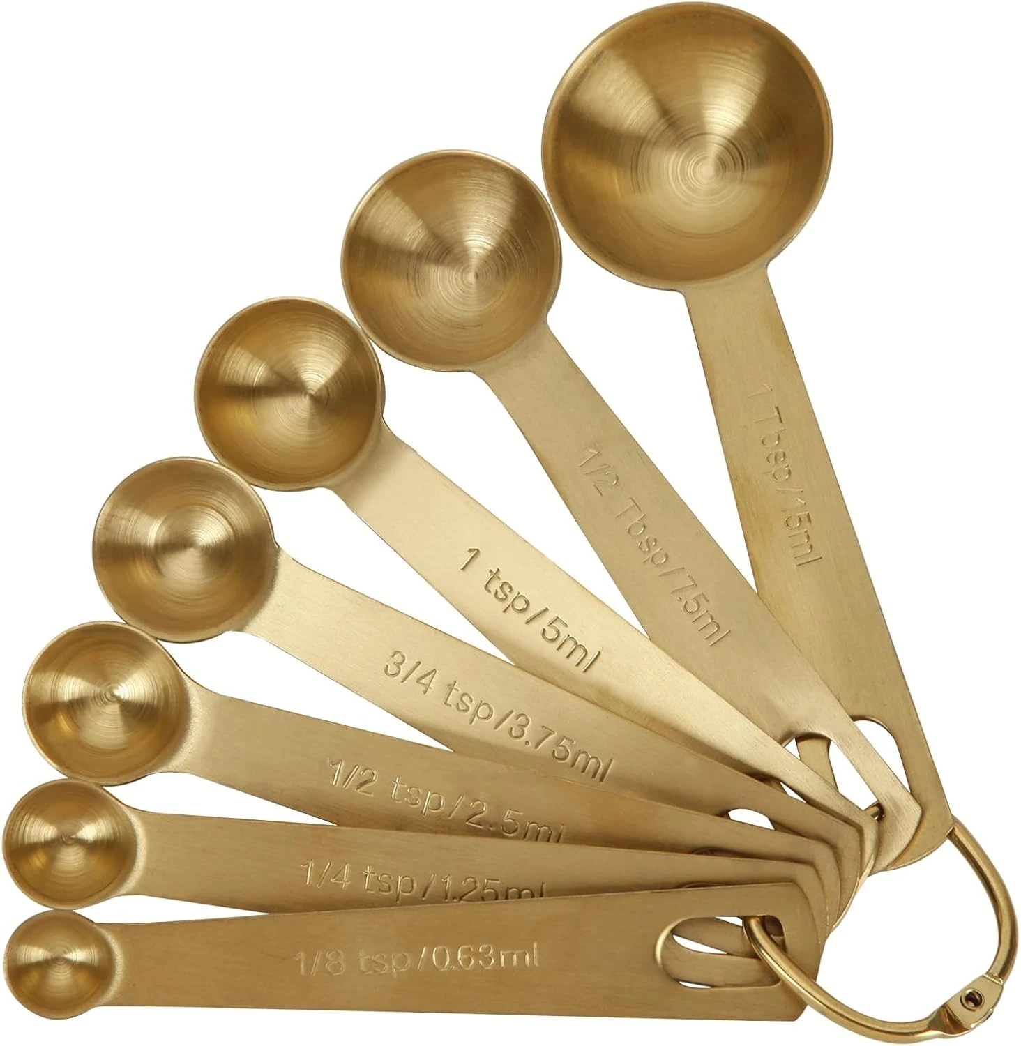 Measuring Spoons,304 Stainless Steel Measuring Cups & Spoon Set of 7