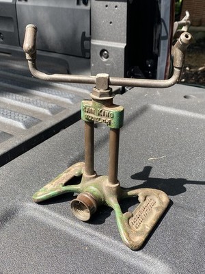 Vintage Sunbeam Corp Rain King Sprinkler Model D-1 Brass Made in USA Lawn Garden
