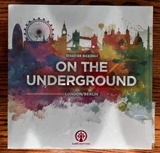 On the Underground London Berlin Board Game New in Shrink Deluxe