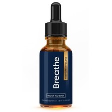 BREATHE 8-IN-1 Mullein Drops for Lungs & Airways 2 fl.oz. 2 Fl Oz (Pack of 1)