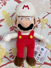 New Fire Mario SUPER MARIO BROS. 8 inch Plush Official San-Ei 1420 Plushie
