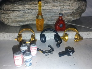 STONE COLD STEVE AUSTIN Mattel WWE Ultimate Steveweiser Mic Headset Fodder Lot 