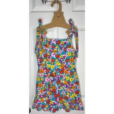 Rare Editions Floral Romper sz 10