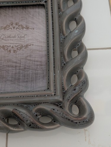 Grasslands Road Stonebridge gestanzter Twist Fotorahmen reaktive Glasur 4x6 schwer  - Bild 8 von 14