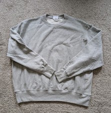 VTG Champion sweatshirt pullover crewneck reverse weave blank solid gray XL