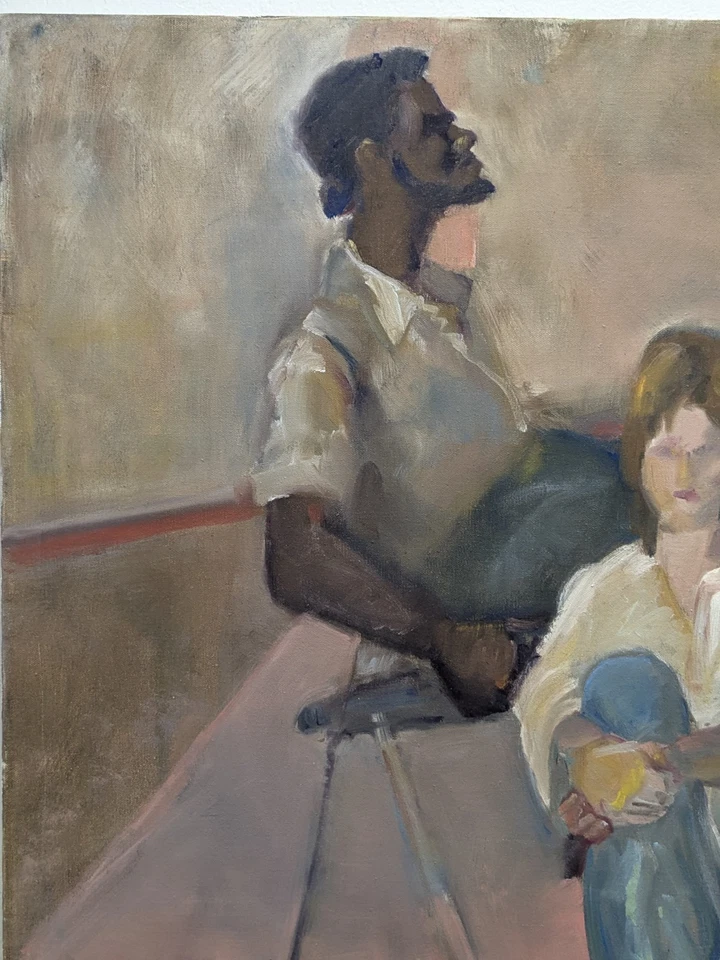 Lienzo de pintura acrílica de artista de Texas Estate Collection 30" x 30" Foto 3 de 4