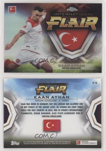 2019-20 Topps Chrome Bundesliga International Flair Kaan Ayhan #IF-18