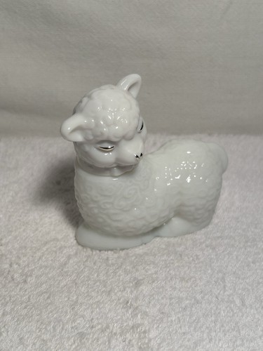 Bottiglia vuota vintage Avon Little Lamb vetro latte profumo/colonia - Foto 7 di 24