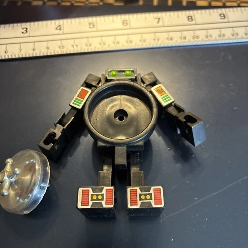 GAMEBOTS Roulette Wheel Robot 1980s Vintage Transformers Space Toy Damaged