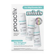 Proactiv 3 Step Acne Treatment Mini Kit Cleanser Toner Repair Travel Size