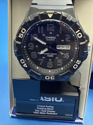 BRAND NEW INBOX CASIO MRW-210H-1AVCF Unisex Analog Wrist Watch Black DIAL RUNNIN