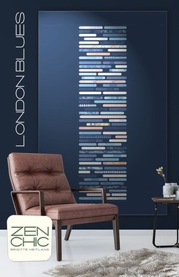 Zen Chic LONDON BLUES Jelly Roll Pattern