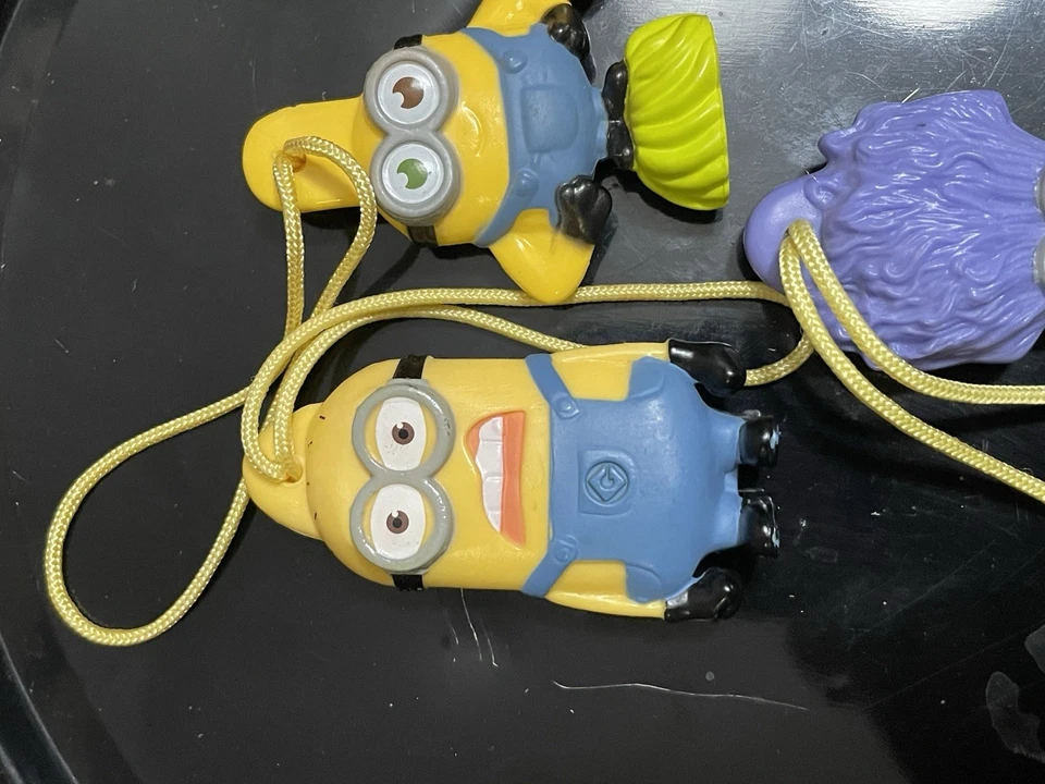 General Mills Minions Ornaments 2014 Lot Of 4 Bob Dave Evil - Image 3 of 4