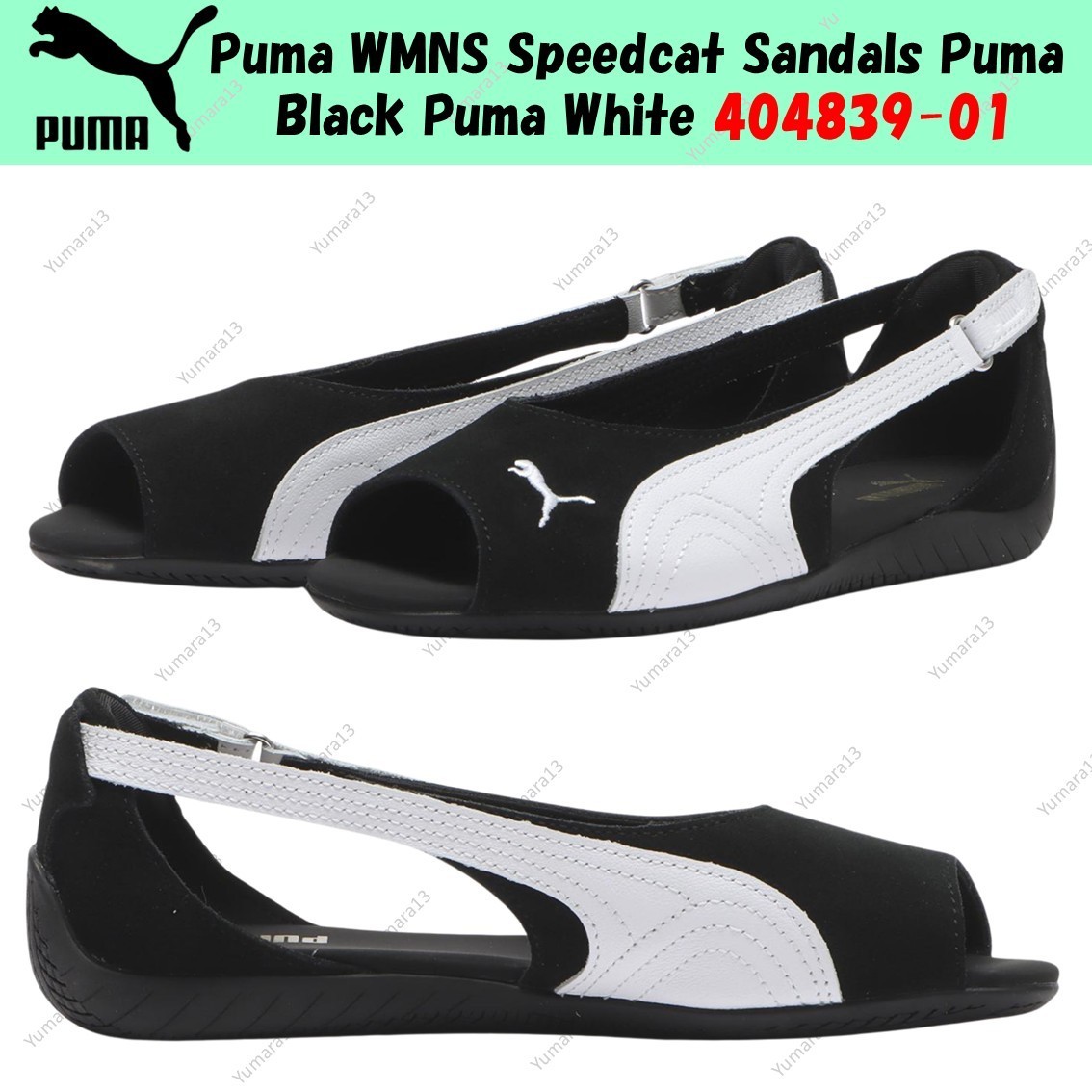 Puma WMNS Speedcat Sandals Puma Black Puma White 404839-01 Women's