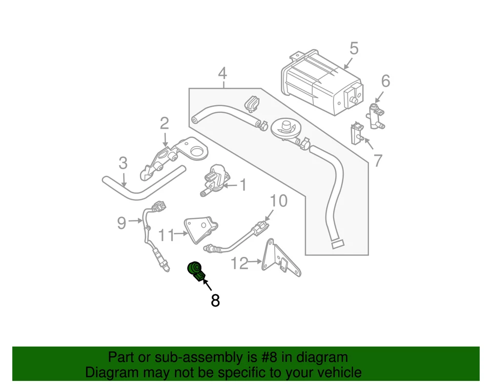 正品日产 Knock 传感器 22060-7S000 — 第 2/3 张图片