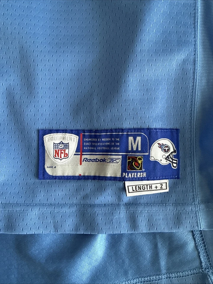 CAMISETA AUTÉNTICA PARA HOMBRE REEBOK VINCE YOUNG #10 TENNESSEE TITANS TALLA M - AZUL Foto 3 de 4