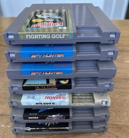 Lot Of 26 Nintendo NES Games Carts Only- Treasure Master, T&C, Spy Hunter, 1943