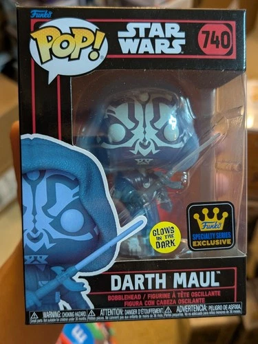 Funko Pop! Star Wars Darth Maul-#740-Glow In The Dark-Specialty Series Exclusive