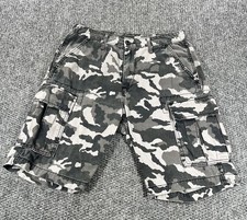 Vintage Y2k Levi's Camo Squad Cargo Shorts Men  s 29 Camouflage Gray Tactical