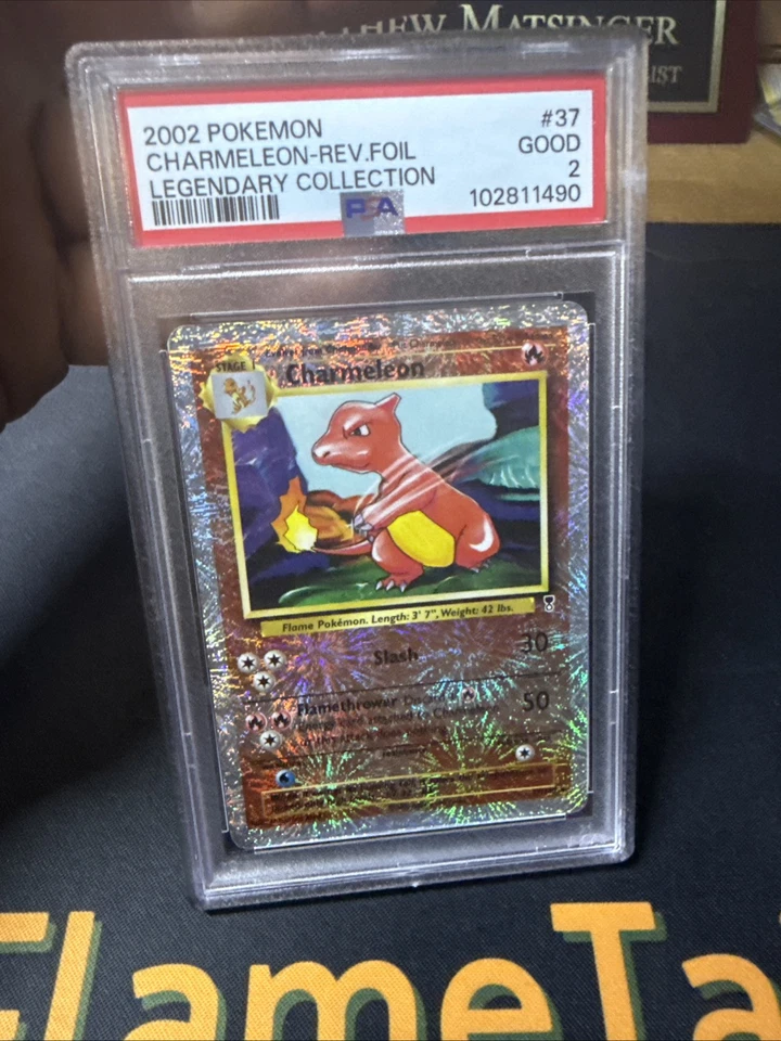 PSA 2 Charmeleon Reverse Holo Foil - Legendary Collection 37/110 2002 Pokemon - Image 2 of 4