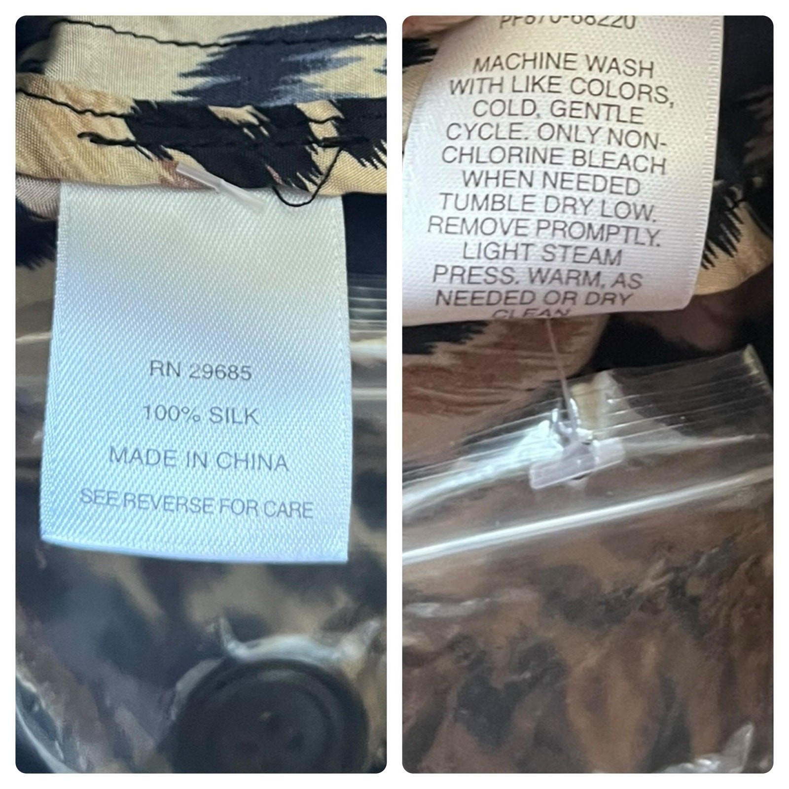 Pendleton Silk Print Button Closure Lightweight J… - image 11