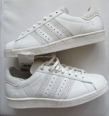 adidas Y-3 Superstar ID4122 Sneaker Schuhe Gr. UK 8 - weiß + 2 Schuhbeutel