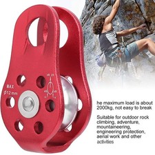 General Purpose Fixed Side Rope Pulley for Climbing Arborist 20KN Single Pulley