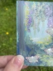 ACEO Luna Moth #4/5 | Original Art Card, Nature Landscape, Fantasy, Whimsical — photo 2