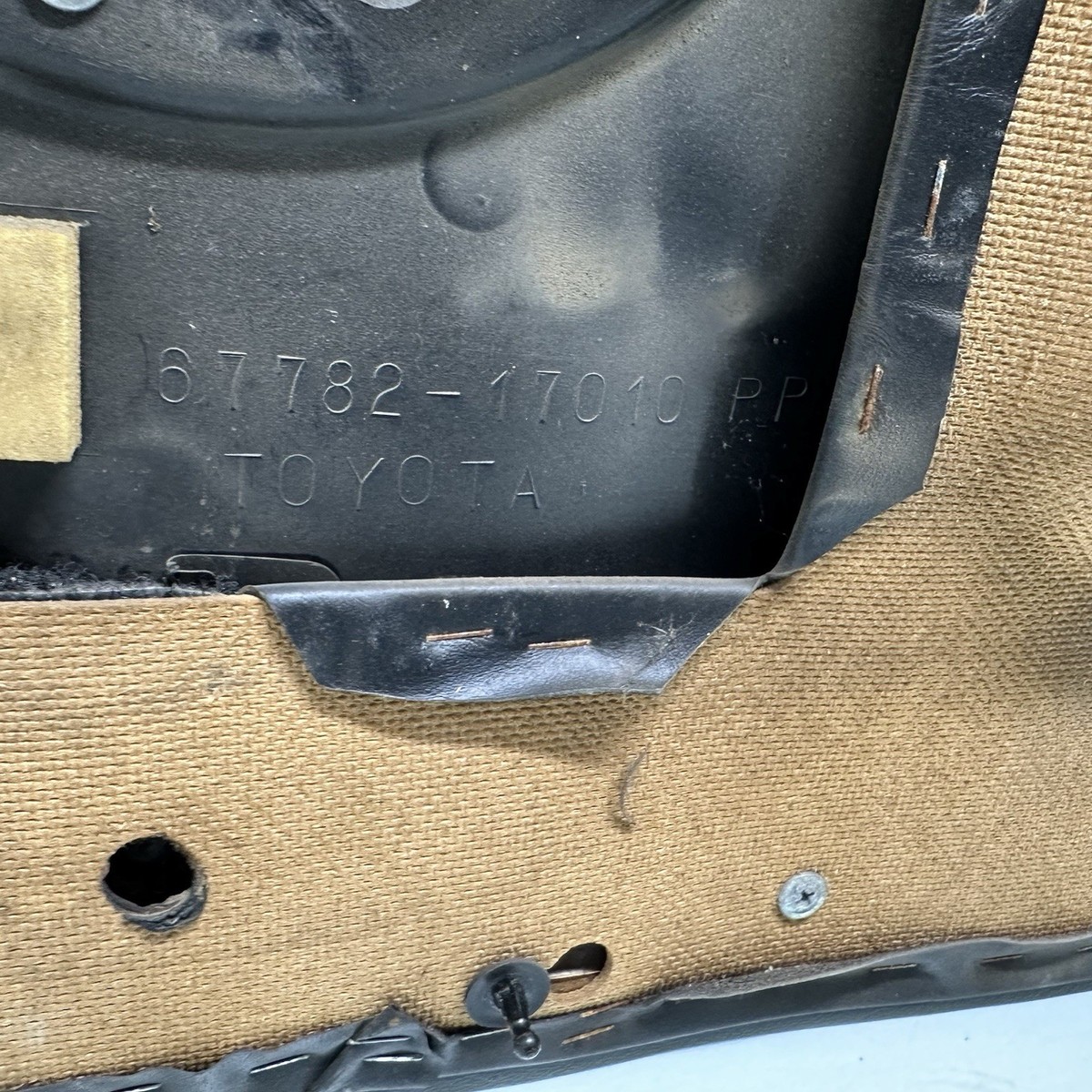 Toyota MR2 Driver Door Panel Interior LH AW11 Black 1985 1986 Nice