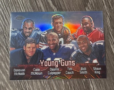 2000 Topps Chrome YOUNG GUNS REFRACTOR Donovan McNabb Daunte Culpepper